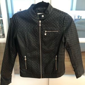 Faux Moto Jacket